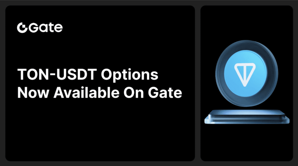 Gate launches the ton usdt option