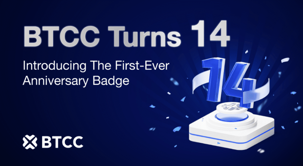 Btcc exchange celebrates its 14th anniversary