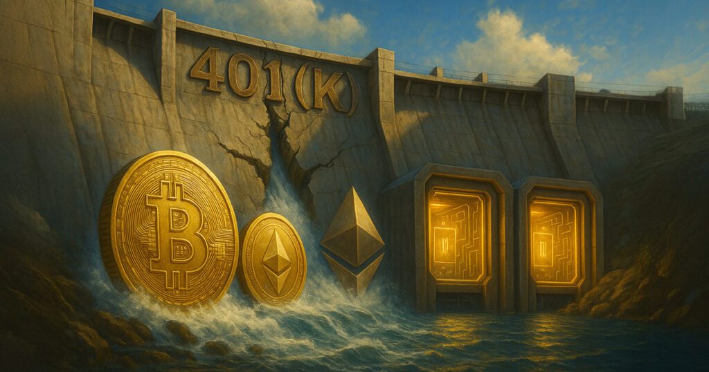 Donald trump's 401(k) executive order causes $1.57 billion in crypto