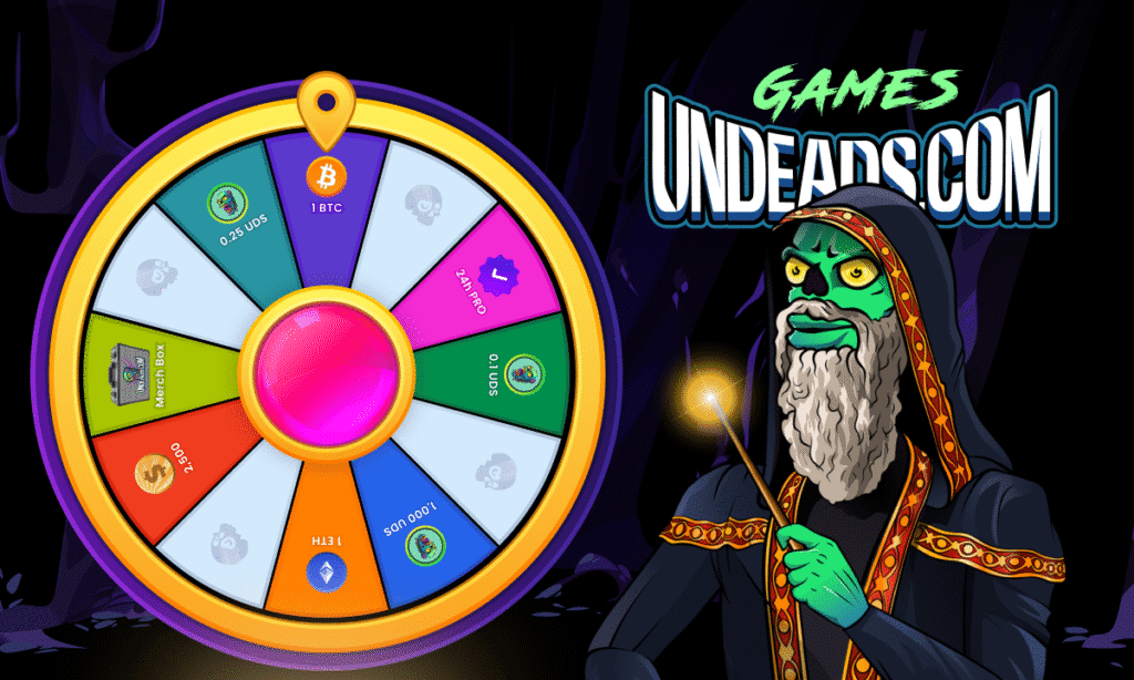 Undead games releases wheel of fortune with ton