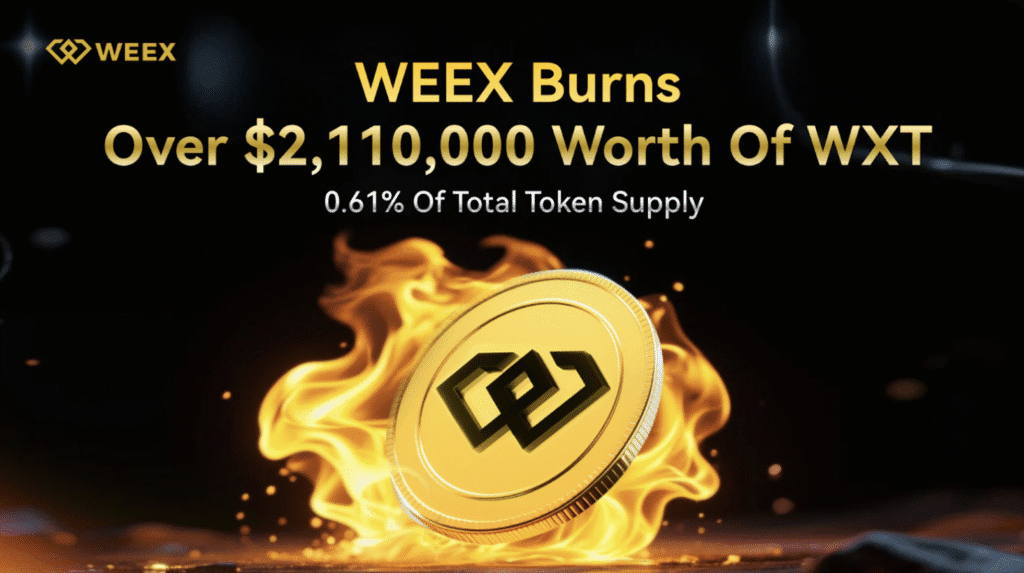 Weex burns $2 million, 0.61% of total supply