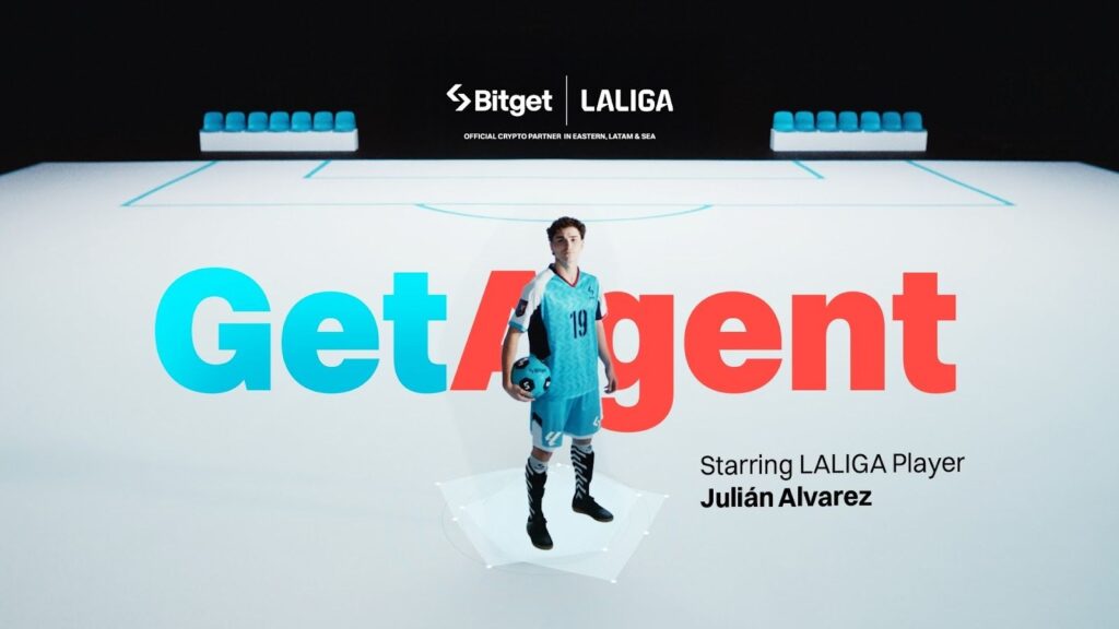 Bitget's getagent ai and football star julián alvarez team up