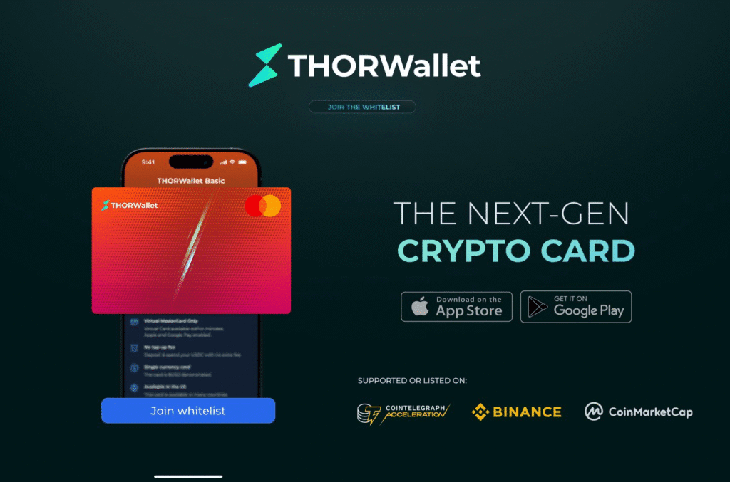 Launch of thorwallet card program