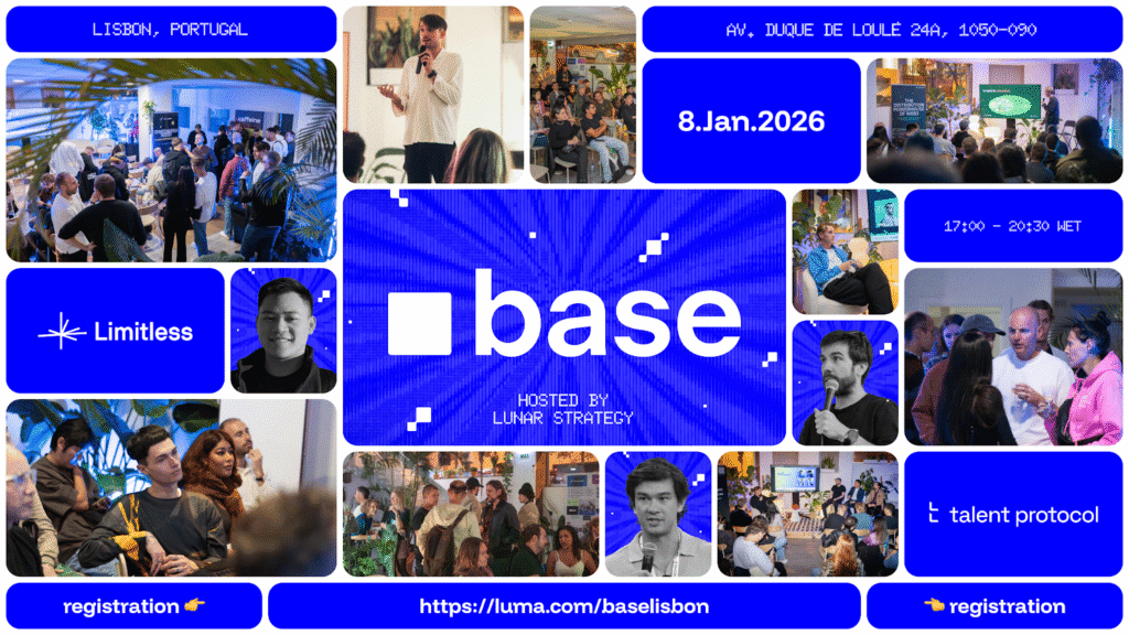 Base founders afterwork comes to lisbon during buidl europe