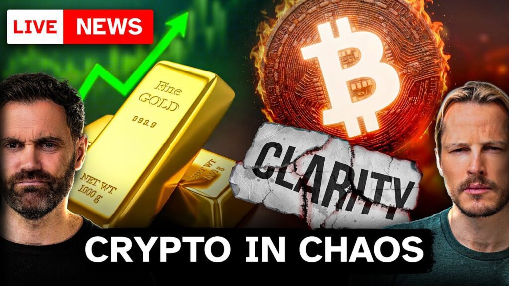 Bitcoin breakdown, gold goes parabolic, clarity act collapse & market