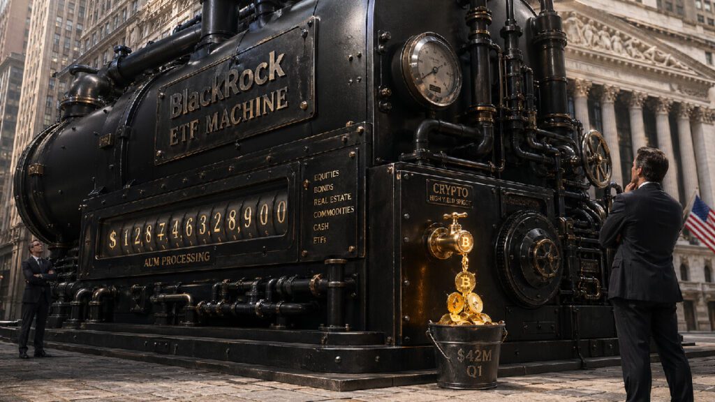 Blackrock's record breaking $60 billion crypto etf had first quarter fees of