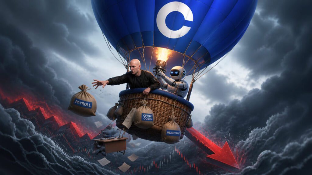 Coinbase cuts staff by 14% as armstrong ties cost reset