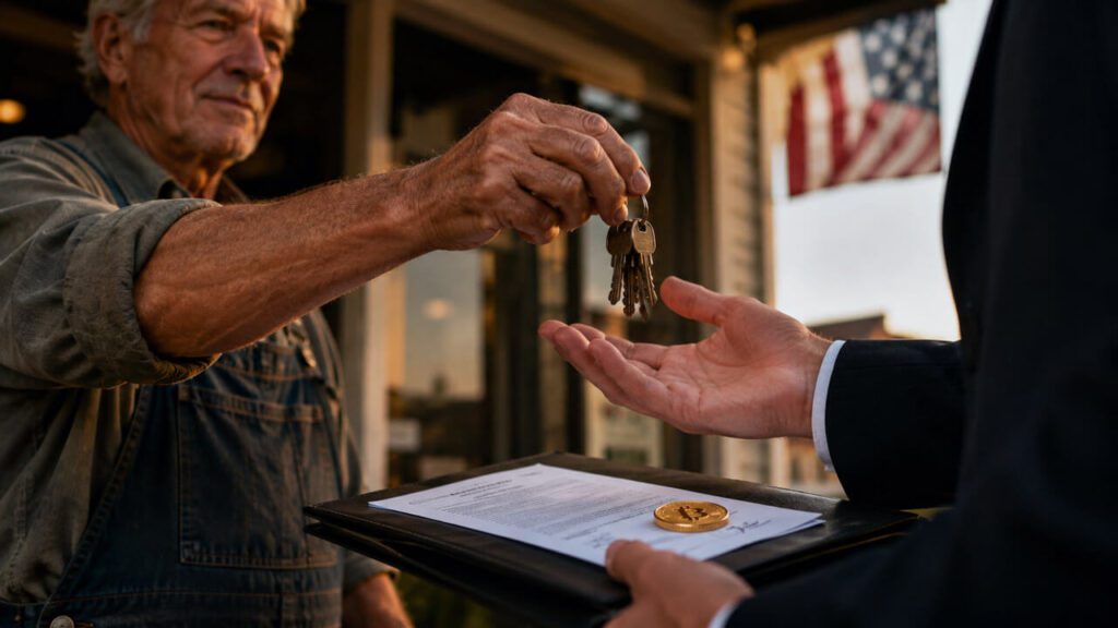 Bitcoin backed company is betting that retiring founders will trade in